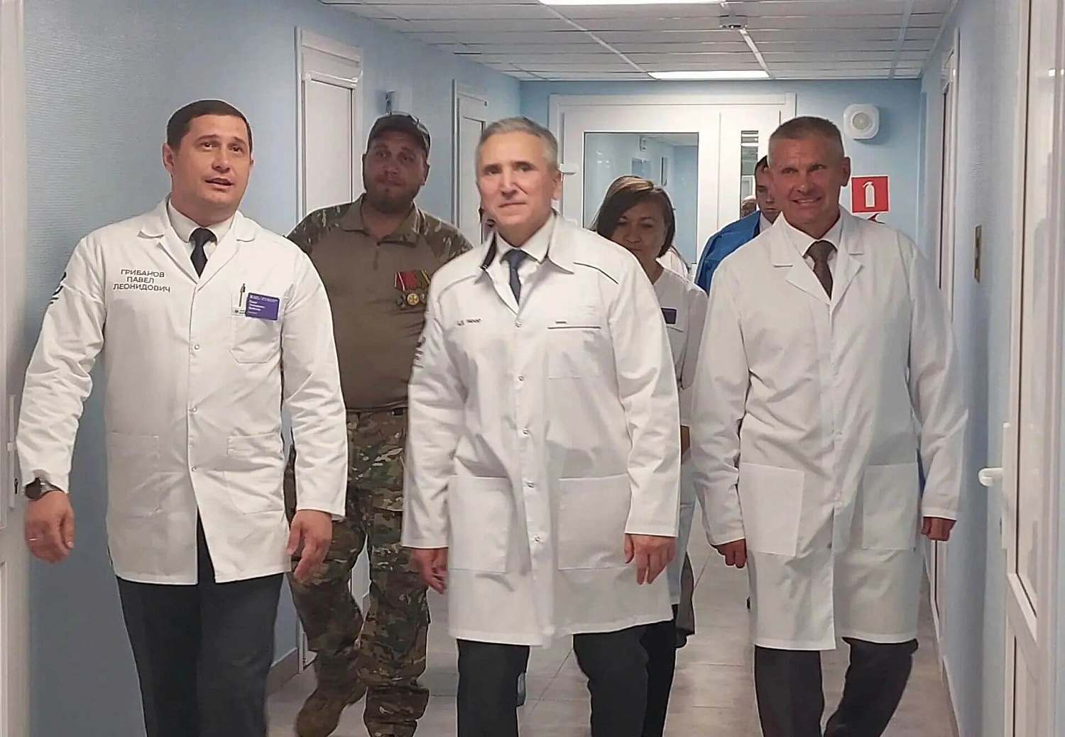 Губернатор Тюменской области посетил Аромашевскую районную больницу