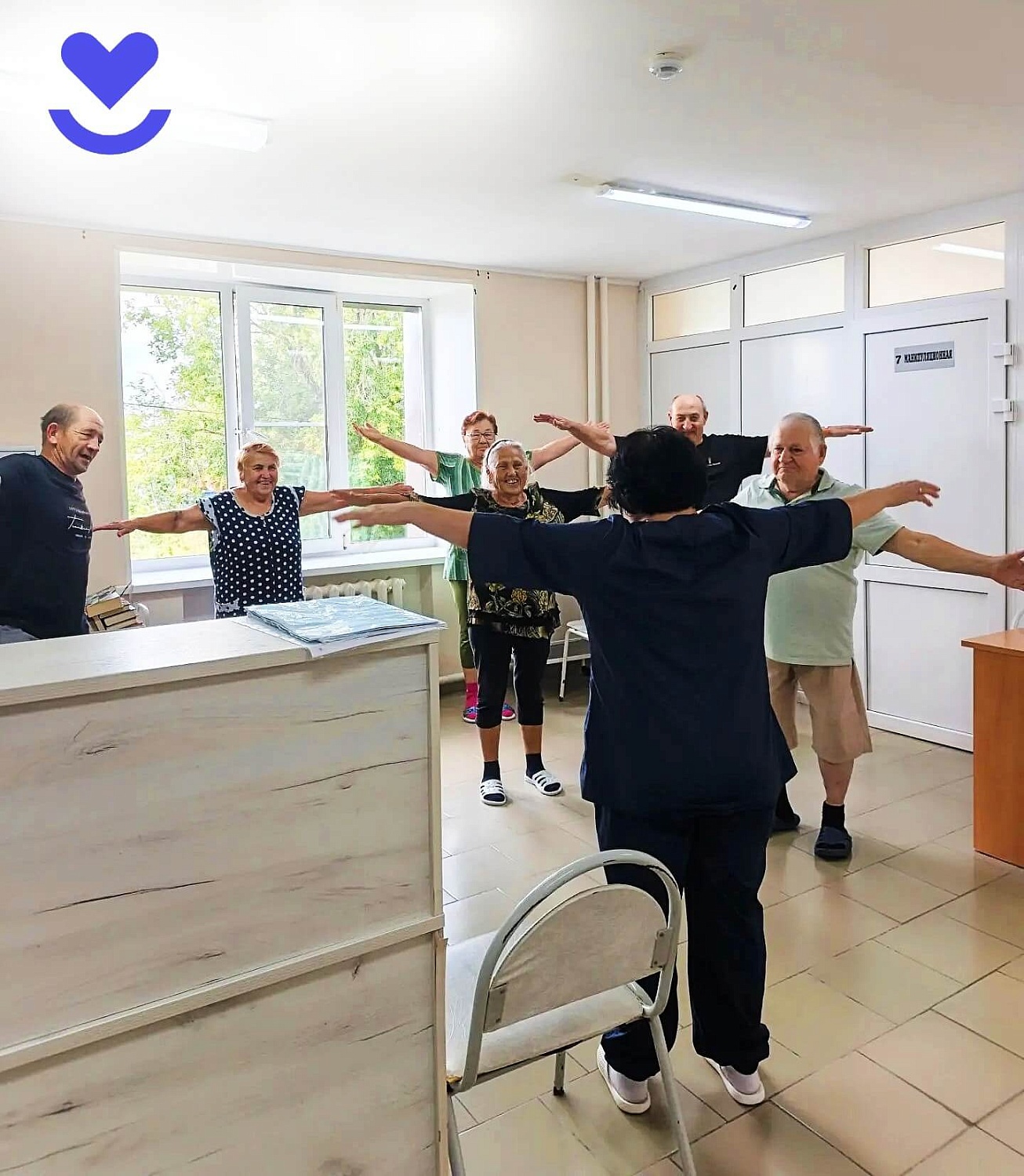 Движение — это не про рекорды, а про жизнь: в Омутинской ЦРБ провели занятие Школы активного долголетия 